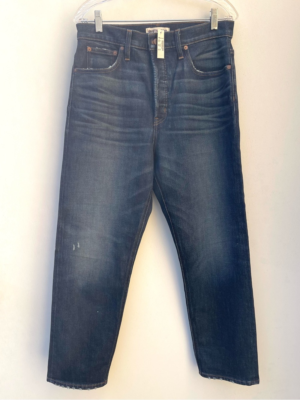 Madewell Rivet & Thread Perfect Vintage High Rise Jeans- Selvedge Edition - Picture 12 of 14